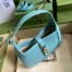 Gucci Jackie 1961 Mini Hobo Bag in Blue Leather