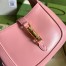 Gucci Jackie 1961 Mini Hobo Bag in Pink Leather