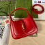 Gucci Jackie 1961 Mini Hobo Bag in Red Leather