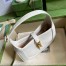 Gucci Jackie 1961 Mini Hobo Bag in White Leather