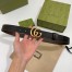 Gucci GG Marmont Reversible Belt 30MM in Brown Leather 