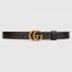 Gucci GG Marmont Reversible Belt 30MM in Brown Leather 