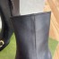 Gucci Black Leather 55MM Ankle Boots with Horsebit