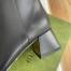 Gucci Black Leather 55MM Ankle Boots with Horsebit