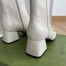 Gucci White Leather 55MM Ankle Boots with Horsebit