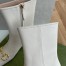 Gucci White Leather 55MM Ankle Boots with Horsebit
