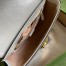 Gucci Padlock Small Crossbody Bag in GG Canvas with White Leather