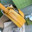 Gucci Padlock Small Crossbody Bag in GG Canvas with White Leather