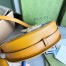 Gucci Padlock Small Crossbody Bag in GG Canvas with White Leather