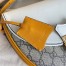 Gucci Padlock Small Crossbody Bag in GG Canvas with White Leather
