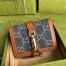 Gucci Jackie 1961 Card Case Wallet in GG Supreme Denim