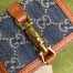 Gucci Jackie 1961 Card Case Wallet in GG Supreme Denim