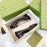 Gucci Ballet Flats in Black Leather with Horsebit