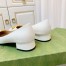 Gucci Ballet Flats in White Leather with Horsebit