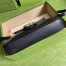Gucci Small Messenger Bag in Black Leather with Double G