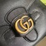 Gucci Small Messenger Bag in Black Leather with Double G