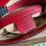 Gucci Small Messenger Bag in Red Leather with Double G