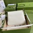 Gucci Small Messenger Bag in White Leather with Double G