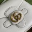 Gucci Small Messenger Bag in White Leather with Double G