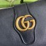 Gucci Medium Tote Bag with Double G in Black Calfskin