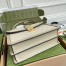 Gucci Ophidia GG Small Top Handle Bag in White Supreme Canvas