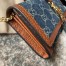 Gucci Jackie 1961 Chain Wallet in GG Supreme Denim