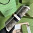 Gucci Jackie 1961 Chain Wallet in GG Canvas with White Leather