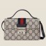 Gucci Padlock Mini Bag in Blue GG Supreme Canvas