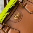 Gucci Diana Mini Tote Bag in Brown Leather