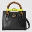 Gucci Diana Mini Tote Bag in Black Leather