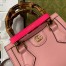 Gucci Diana Mini Tote Bag in Pink Leather
