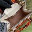 Gucci Diana Mini Tote Bag in White Leather