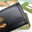 Gucci Diana Chain Wallet In Black Calfskin