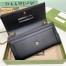 Gucci Diana Chain Wallet In Black Calfskin