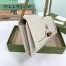 Gucci Diana Chain Wallet In White Calfskin