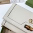Gucci Diana Chain Wallet In White Calfskin