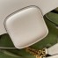 Gucci Horsebit 1955 Mini Bag in White Leather