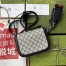 Gucci Horsebit 1955 Mini Bag in Blue GG Canvas