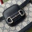 Gucci Horsebit 1955 Mini Bag in Blue GG Canvas