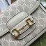 Gucci Horsebit 1955 Mini Bag in White GG Supreme Canvas