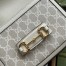Gucci Horsebit 1955 Mini Bag in White GG Supreme Canvas