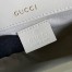 Gucci Horsebit 1955 Mini Bag in GG Canvas with White Calfskin