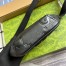 Gucci Belt Bag In Black Jumbo GG Leather