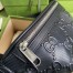 Gucci Belt Bag In Black GG Embossed Leather