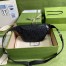 Gucci Belt Bag In Black GG Embossed Leather