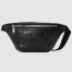 Gucci Belt Bag In Black GG Embossed Leather