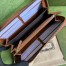 Gucci Diana Zip Around Wallet In Brown Calfskin