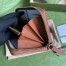 Gucci Diana Zip Around Wallet In Brown Calfskin
