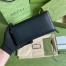 Gucci Diana Zip Around Wallet In Black Calfskin