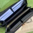 Gucci Diana Zip Around Wallet In Black Calfskin